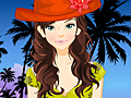 Dress - A girl in a hat to play online