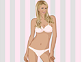 Paris Hilton dress up to play online