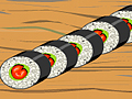 Prepare sushi rolls to play online