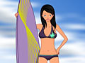 Surfer Girl Dress Up to play online