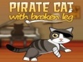 Pirate Cat With Broken Leg to play online