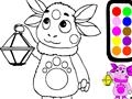 Coloring with Luntik to play online