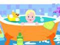 Baby bathing to play online