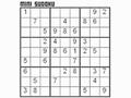 Mini Sudoku to play online