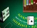 Table with Blackjack to play online