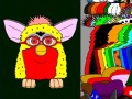 Dress coloring Furby to play online